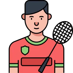 Free Federballspieler  Icon