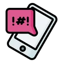 Free Badword Phone Chat Icon