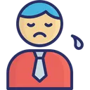 Free Baffled Emoticon Crying Emoticon Icon