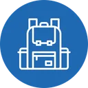 Free Bag Adventure Backpack Icon