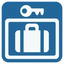 Free Baggage Locker Luggage Icon