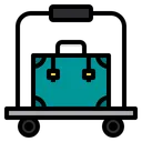 Free Baggage Trolley  Icon