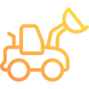 Free Bagger Bulldozer Kran Symbol