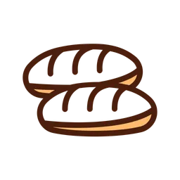 Free Baguette Bread  Icon