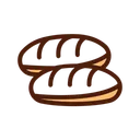 Free Baguette Bread  Icon