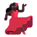 Free Bailando Color Oscuridad Icono