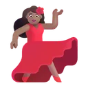 Free Baile Color Medio Icono