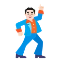 Free Bailando Plano Ligero Icono