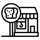 Free Bakery Shop  Icon