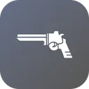 Free Bala Arma Revolver Ícone