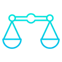 Free Balance Ethics Law Icon