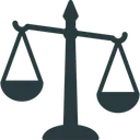 Free Balance Scale Court Justice Scale Icon