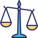 Free Balance Scale Court Justice Scale Icon