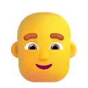 Free Bald Color Default Icon