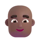 Free Bald Color Medium Dark Icon