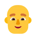 Free Bald Flat Default Icon