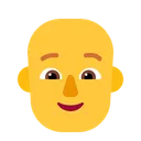 Free Bald Flat Default Icon