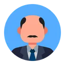 Free Bald Businessman  Icon