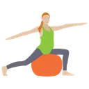 Free Workout Exercise Fitness Ball Aerobics Icon