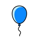 Free Ballon Blau Feier Symbol