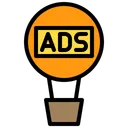 Free Balloon Ads Advertisment Icon
