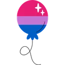 Free Balloon Pride Bixesual Icon