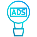 Free Balloon Ads Advertisment Icon