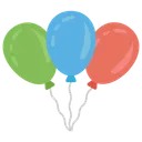 Free Balloons Bunch Of Balloons Party Balloons Icon