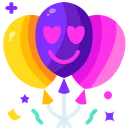Free Balloons Celebration Entertainment Icon