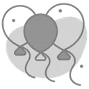 Free Balloons Celebration Party Icon