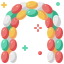 Free Balloons Birthday Party Icon