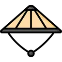 Free Bamboo Hat  Icon
