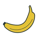 Free Banana Frutta Calorie Icon