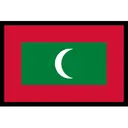 Free Bandeira Das Maldivas Ícone
