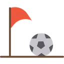 Free Prancheta Bandeira De Escanteio De Futebol Bandeira De Escanteio Ícone