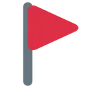 Free Triangular Bandeira Poste Ícone