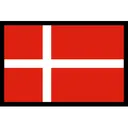Free Bandera De Dinamarca Icon