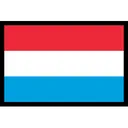 Free Bandera De Luxemburgo Icono