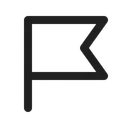 Free Bandera Marcador Favorito Icon