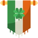 Free Banner Irlanda Bandera Icon