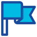 Free Bandera Marcador Ondeando Icon