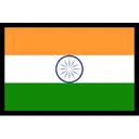 Free Bandera India Icono