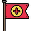 Free Bandera Medieval Reino Bandera Icono