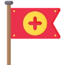 Free Bandera Medieval Reino Bandera Icono