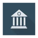 Free Bank Building Money Icon