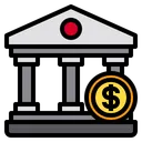 Free Bank Money Business Icon