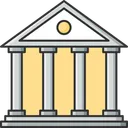 Free Bank Finance Business Icon