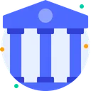 Free Bank Banking Building Icon