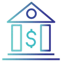 Free Bank Building Banking Icon