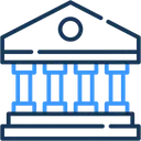 Free Bank Column Museum Icon